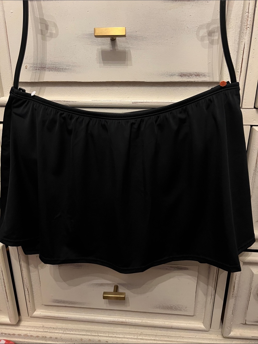 Speedo Black Women's Swim Skort with Built-In Brief